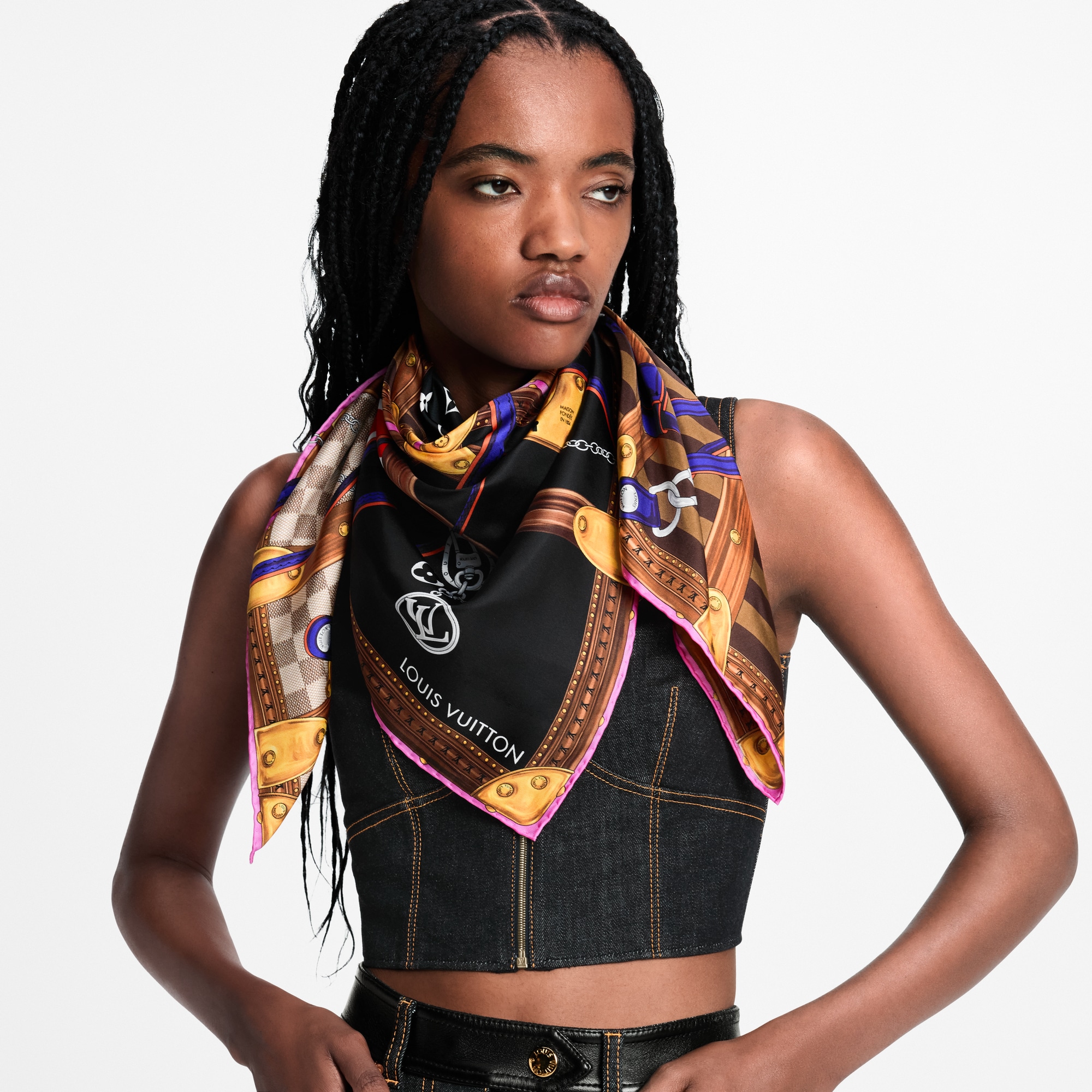 Strap And Trunk Square 90 S00 - Women - Accessories | LOUIS VUITTON ®